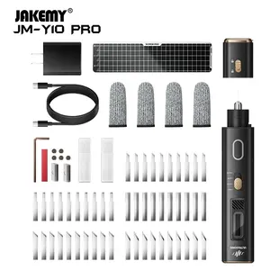 Jakemy JM-Y10 Pro 2 in 1 ultrasonik kesici plastik deri akrilik gravür bıçak DIY zanaat projeleri ultrasonik plastik kesici - Product Image 1