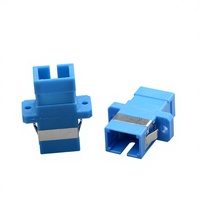 Adaptador de Fibra Óptica SC UPC APC, Conector Acoplador Simplex SM para Redes de Telecomunicaciones FTTH