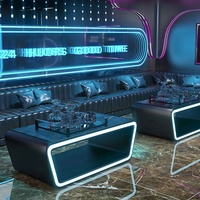 Meubles de club commerciaux discothèque narguilé salon bar à cigares Club Center Table basse Led danse éclairage intelligent Table de bar mobile
