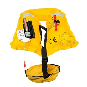 充气腰部救生衣150N成人皮带包装充气腰部救生衣
