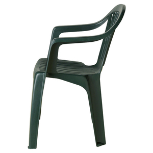 Sedia Monoblocco in Resina Lyra Green con Schienale Basso - Product Image 3