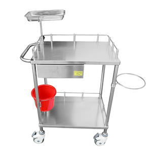 Mt Medisch Ziekenhuis Kar 3-Tier 304 Roestvrijstalen Chirurgisch Instrument <span class=keywords><strong>Trolley</strong></span> Prijs Roestvrijstalen Ziekenhuis <span class=keywords><strong>Trolley</strong></span> - Product Image 6