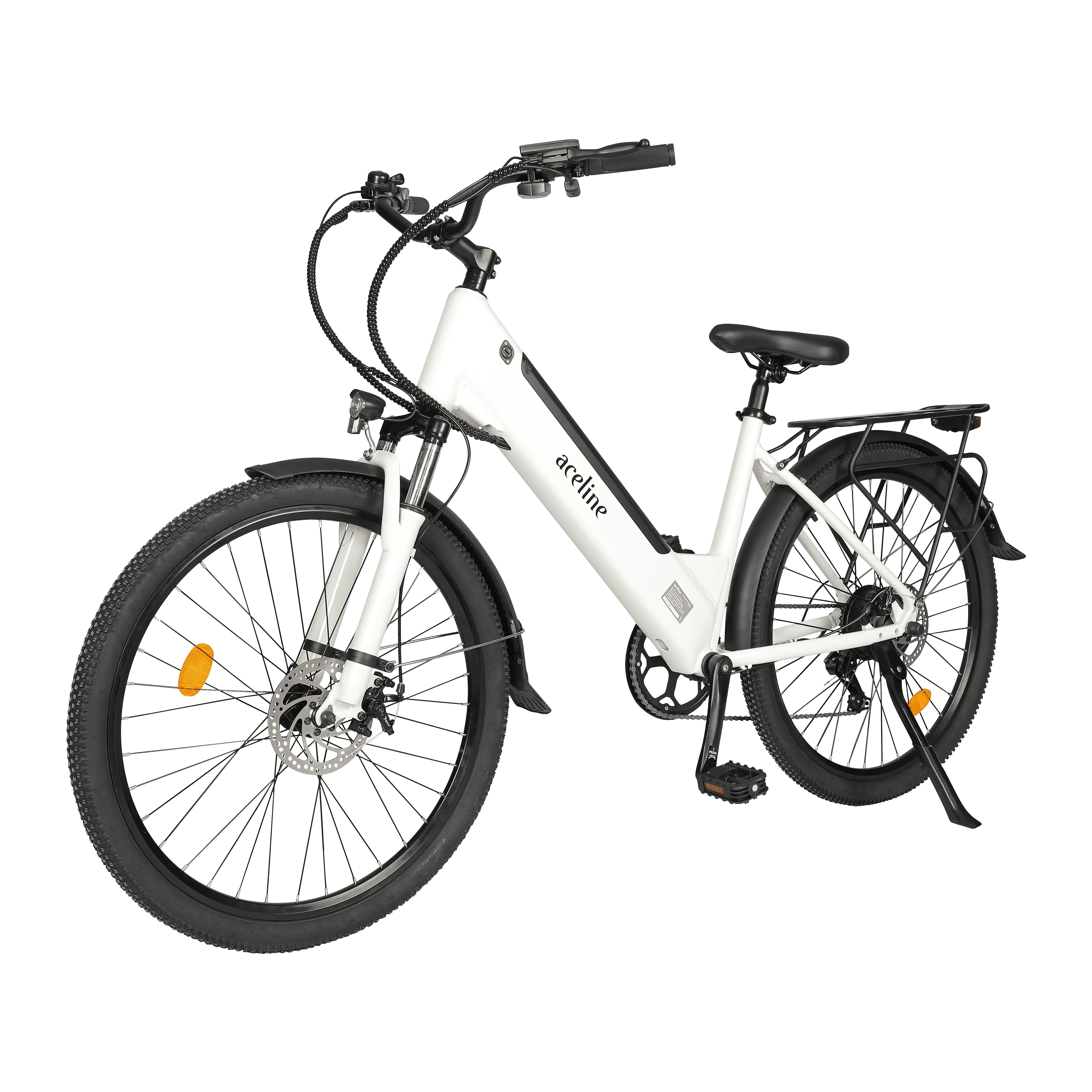 2023 패션 새로운 36V350W 모터 전기 도시 자전거 26 인치 여성 하이브리드 자전거 도시 레저 전기 자전거 전자 자전거 36V