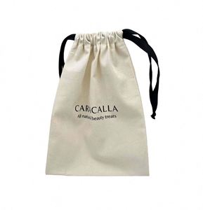 Pochette en velours noir recyclable personnalisée pour montres et bijoux avec fermeture à cordon Emballage cadeau haut de gamme Logo personnalisable - Product Image 5