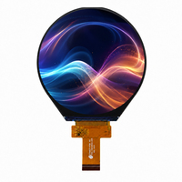 Zhunyi Technology layar LCD TFT bulat 3.4 inci 800x800 dengan antarmuka MIPI IPS tampilan penuh sentuh mendukung kecerahan 350