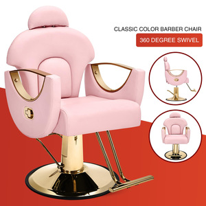 Nueva Silla de Barbería de Cuero Suave, Moderna y en Oferta, Directo de Fábrica, para Salón de Belleza y Corte de Cabello - Product Image 4