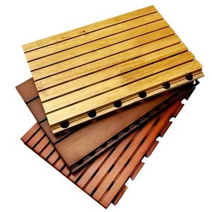 Panneau pour église, panneaux acoustiques intérieurs, plafond acoustique en bois rainuré, design 3D en bois, bois de caoutchouc massif, SOUNDBOX CN;GUA - Product Image 1