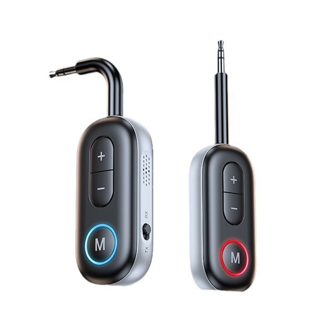 Wholesale 330Mah BT5.3 Airplane 2-In-1 Wireless Transmitter Receiver 3.5mm Aux BT Adapter