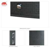 Système audio professionnel JSL SM-215 1000W à double haut-parleur 15 pouces, 2 voies, pleine fréquence, pour spectacles sur scène