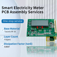 Produsen PCBA Meteran Listrik Pintar - PCB Multilayer ISO 9001 untuk Manajemen Energi Smart Grid AMI