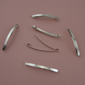 Barrettes à cheveux en métal minces de 4 mm * 6,4 cm, pinces à cheveux simples, pinces à cheveux pour accessoires de cheveux pour enfants, sans plomb, sans nickel - Product Image 3