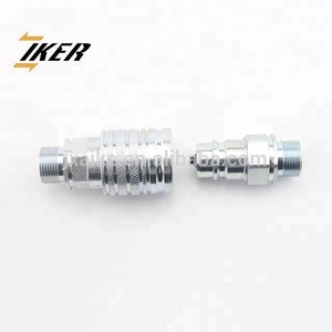 Válvula de Compuerta de Acero al Carbono <span class=keywords><strong>Serie</strong></span> CPV M22*1.5, Acoplamiento Rápido Intercambiable con Conector Hidráulico Rápido Italiano Faster - Product Image 1