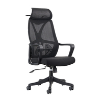 Chaise de bureau exécutive moderne de luxe confortable en maille pivotante de haute qualité pour un usage domestique