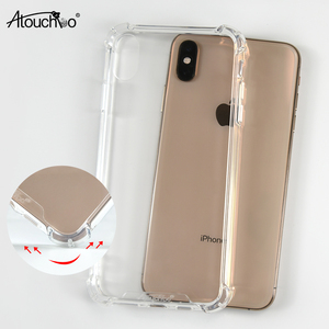 Atouchbo 3 en 1 conjunto Airbag Anti-choque caso Nano <span class=keywords><strong>cristal</strong></span> Protector <span class=keywords><strong>de</strong></span> pantalla <span class=keywords><strong>de</strong></span> película Protector <span class=keywords><strong>de</strong></span> cámara para iPhone - Product Image 3