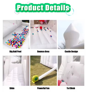 Château gonflable de luxe personnalisé WINSUN en PVC pour l'extérieur, trampoline commercial, maison de rebond gonflable pour mariage et fête, certifié CE - Product Image 6