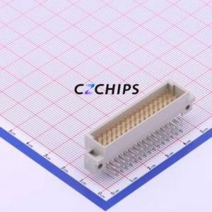 9231486921 Board-to-Board & Backplane Connector Bent Lead Through Hole,P=2.54mm Connector 2.54mm Right Angle Insert 3 Gold - Product Image 1