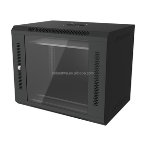 9U Wall-mounted Fiber Optic <b>Network</b> <b>Cabinet</b> for Data Center Server Rack Management - Product Image 1