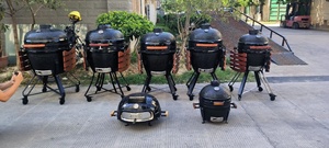 <span class=keywords><strong>Horno</strong></span> Ahumador de Carbón Cerámico <span class=keywords><strong>Kamado</strong></span> Personalizable de 12-24 Pulgadas con Asador y Ventilación Ajustable para Exteriores - Product Image 6