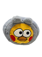Coussin en peluche réversible 2-en-1 personnalisé chat et canard, motif mignon, doux, pour décoration intérieure et cadeaux