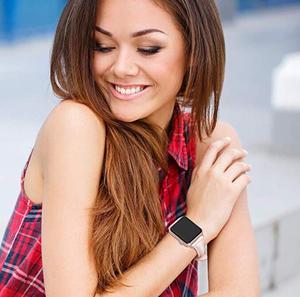 Ultra-delgada de cuero para Apple Watch Correa <span class=keywords><strong>iWatch</strong></span> de las mujeres de los deportes de los hombres correa de brazalete fresco - Product Image 5