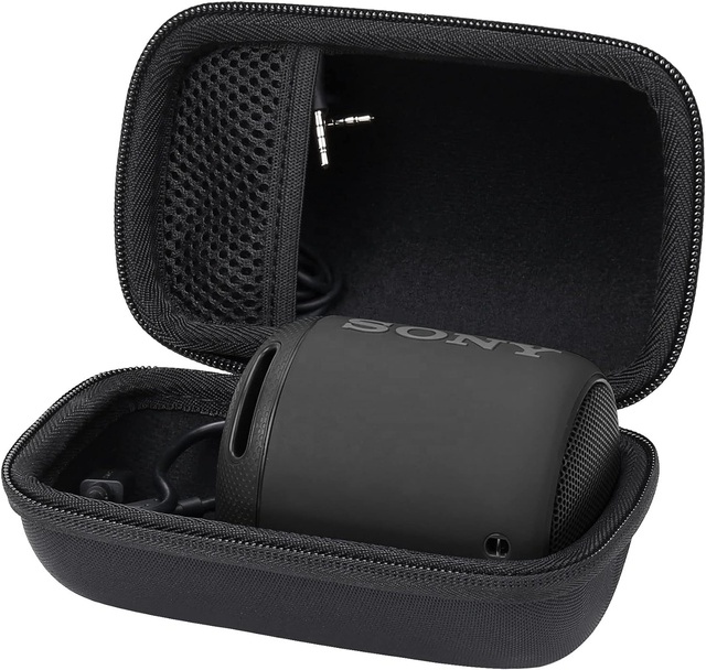 Electronics Organizer Pouch Travel Bag Hard Shell Wireless Speaker Case for Sony SRS-XB13 - case Only