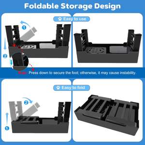 Conjunto de Comedouro Elevado para Animais de Estimação com 4 Alturas Ajustáveis, Tigela Flutuante para Água e Tigela de Alimentação Lenta - Product Image 6