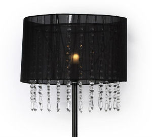 Lámpara de Pie Moderna Decorativa para Lectura, para Sala de Estar, Cromada, con Pantalla Negra, Modelo NS-122012 - Product Image 4