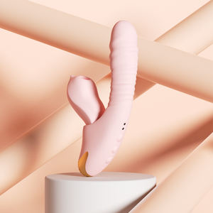 加熱式2in1着脱式アプリスマートリモコン吸引ストレッチマッサージスティックセックストイ、クリトリス吸引バイブレーター - Product Image 1