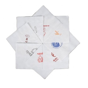 Serviettes en papier personnalisées <span class=keywords><strong>pas</strong></span> chères, impression personnalisée, logo couleur, 40x40, serviettes décoratives pour cocktails, serviettes en papier pour dîner de Noël - Product Image 1