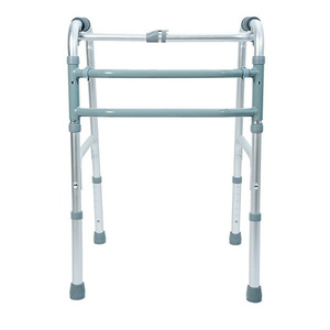 Keyi Wheeled Walking Aid Aluminum Alloy Foldable <b>Walker</b> For <b>Elderly</b> And Disabled With Wheels And Anti Fall Design - Product Image 3