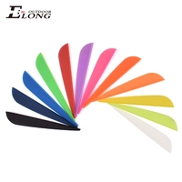 Plumes de flèche de tir à l'arc personnalisées en gros, plumes de dinde, 1,75/2,25/2,5/3/4/5 pouces, plumes en plastique, plumes de flèche