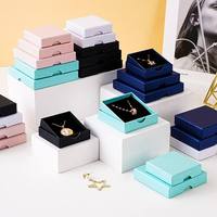 Boîte cadeau de luxe en carton avec tiroir pour bijoux, personnalisable avec logo, faible MOQ