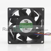 Neuer YM 5V 24V 48V DC 12V 0,90A EC AC 8038 80X80X38MM 8CM Server-Chassis Hochleistungs-Lüfter mit hohem Luftvolumen DZ08038B12HF-60