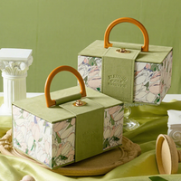 Individuell Bedruckte Tulpen-Samt-Geschenkbox für Kosmetik, Hochzeit, Süßigkeiten, Geburtstag, Souvenirs, Muttertag