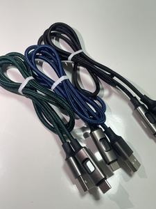 Câble <span class=keywords><strong>de</strong></span> charge rapide Micro USB tressé en nylon et aluminium pour téléphones <span class=keywords><strong>Galaxy</strong></span> <span class=keywords><strong>S</strong></span>, Android et tablettes – Connecteurs V8 et Type C - Product Image 5