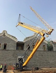 1.5ton 20M Mini Tự Dựng Gấp Di Động Tháp Cần Cẩu Với Phanh Đĩa - Product Image 5