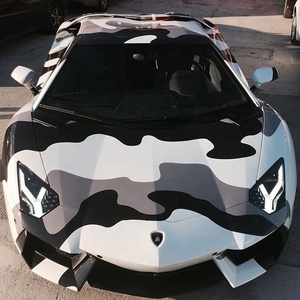 WRAPMASTER 1.52*30m Precio de Fábrica Vinilo <span class=keywords><strong>Rojo</strong></span> de Baja Adherencia para Envolver Autos, Personalizable, Película de <span class=keywords><strong>Camuflaje</strong></span> para Envolver Autos - Product Image 3