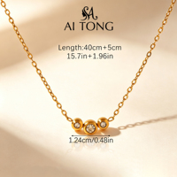 Collier hypoallergénique en or 18 carats plaqué or, sans ternissement, avec chaîne en corde arc-en-ciel et cœur en zircon cubique, pour femme, style Old Money Coquette, superposé, cadeau, vente en gros