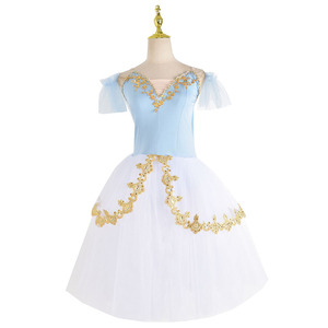 Tutu di balletto classico professionale per adulti rosa fiore spettacolo di scena di usura per ballerino per donne e bambini - Product Image 4