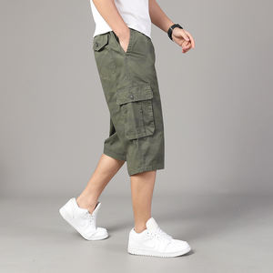 กางเกงครอปใส่ทำงานแห้งเร็วสำหรับผู้ชายกางเกงขาสั้นลำลองเล่นกีฬาฤดูร้อนแบบปรับแต่งโลโก้ได้ตามต้องการ - Product Image 3