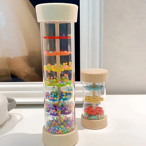Vente chaude en bois pluie son <span class=keywords><strong>Tube</strong></span> jouet éducatif pluie son jouet Musical enfants jouent drôle jouet sensoriel - Product Image 2