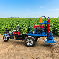 Foreuse hydraulique portable pour puits d'eau, machine de forage de puits pour l'irrigation agricole et les projets d'eau rurale