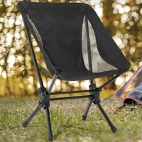 Chaise de camping pliable en aluminium robuste, chaise portable d'extérieur pour la randonnée, le pique-nique, la plage, la pêche, design personnalisé