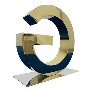Brand Selling Customized G Alphabet Brass Letters Home Decor Gift Items