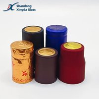 Capsules thermorétractables en PVC personnalisées avec logo, 30 mm, faciles à ouvrir, pour verres à vin et gobelets