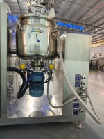 Mélangeur émulsifiant sous vide avancé de 50 L, homogénéisateur, cuve de mélange avec agitateur en acier inoxydable