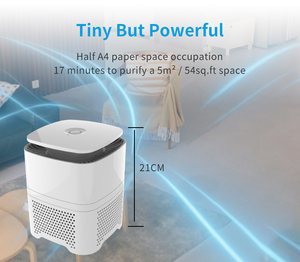 Mini <span class=keywords><strong>purificateur</strong></span> <span class=keywords><strong>d</strong></span>'<span class=keywords><strong>air</strong></span> de bureau à col blanc avec véritable filtre Hepa - Product Image 3