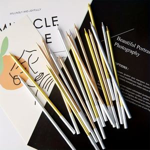 Merri augura <span class=keywords><strong>buon</strong></span> <span class=keywords><strong>compleanno</strong></span> torta <span class=keywords><strong>di</strong></span> <span class=keywords><strong>buon</strong></span> <span class=keywords><strong>compleanno</strong></span> torta carina filo d'argento dorato piccola candela decorazione torta conica candele <span class=keywords><strong>di</strong></span> <span class=keywords><strong>compleanno</strong></span> - Product Image 4