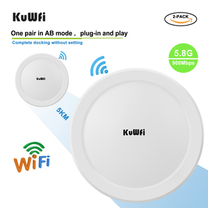 Kuwfi Cpe550 Trần AP 5.8G Không Dây Cầu <span class=keywords><strong>900</strong></span> Mbps Wifi Ngoài Trời CPE <span class=keywords><strong>900</strong></span> Mbps Không Dây Để Ethernet Cầu 5Km Dài Phạm Vi Cầu - Product Image 2
