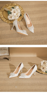 Talons hauts dames chaussures à talons hauts femmes pompes Stiletto femme fête chaussures de <span class=keywords><strong>mariage</strong></span> talons petite grande taille 34-43 - Product Image 6